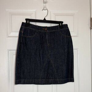 Boden Size 6 Blue Jean mini-skirt